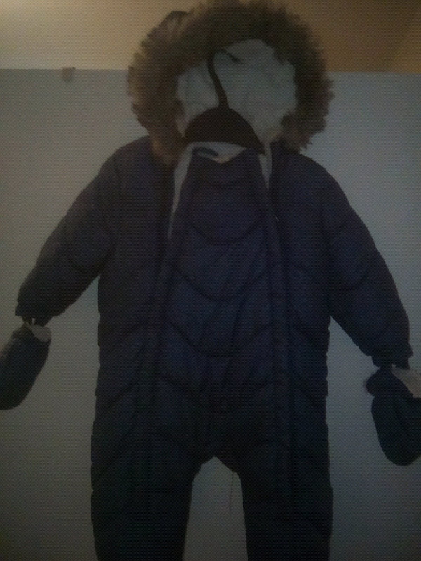 baby coat with mittens